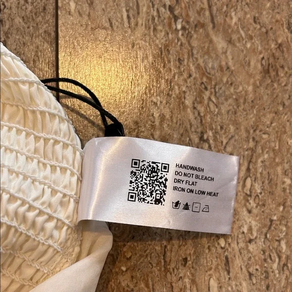 Cider Ivory Lace Fringe Bandeau - Picture 4 of 9